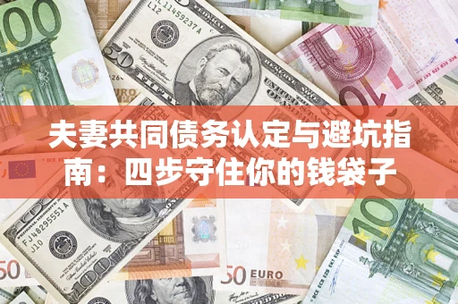 济南夫妻共同债务认定与避坑指南：四步守住你的钱袋子
