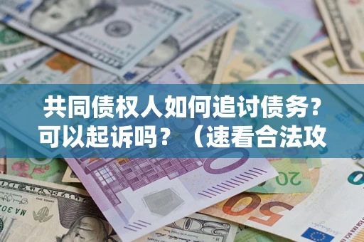 济南共同债权人如何追讨债务？可以起诉吗？（速看合法攻略）