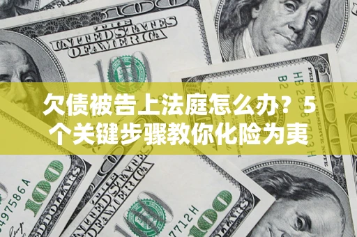 济南欠债被告上法庭怎么办？5个关键步骤教你化险为夷